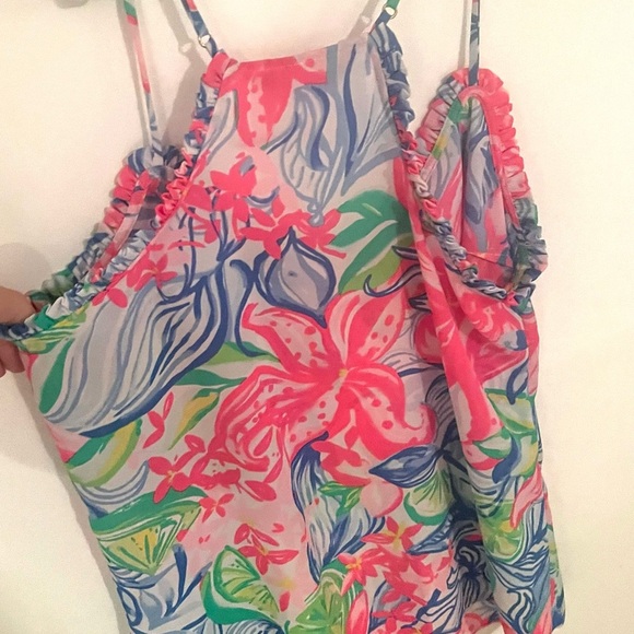 Lilly Pulitzer Colorful Floral Dress - Picture 2 of 2